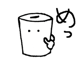 a toilet roll sticker #2252355