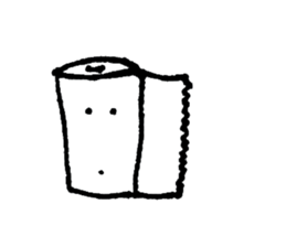 a toilet roll sticker #2252359
