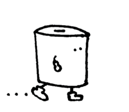 a toilet roll sticker #2252361