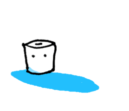 a toilet roll sticker #2252364