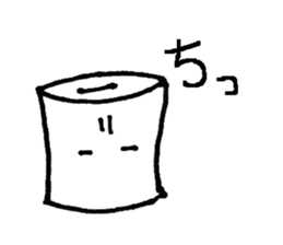 a toilet roll sticker #2252368