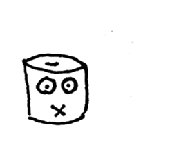 a toilet roll sticker #2252369