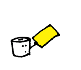 a toilet roll sticker #2252374