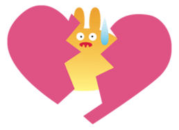 Valentine's day of "The Rabbit" sticker #2252531