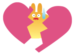 Valentine's day of "The Rabbit" sticker #2252531