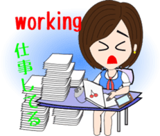 daily life of the female office worker sticker #2252547