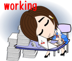 daily life of the female office worker sticker #2252548