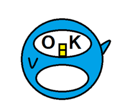 Round penguin sticker #2252676