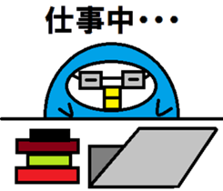 Round penguin sticker #2252689