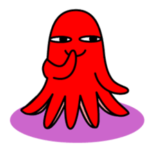Funny Funny octopus sticker #2253001