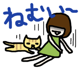 Together with the cat always sticker #2253265