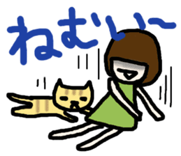 Together with the cat always sticker #2253265