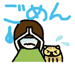 Together with the cat always sticker #2253267