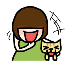 Together with the cat always sticker #2253274