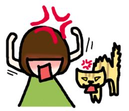 Together with the cat always sticker #2253278