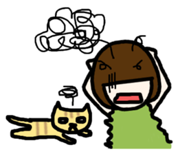 Together with the cat always sticker #2253279