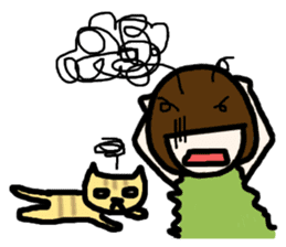 Together with the cat always sticker #2253279