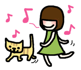 Together with the cat always sticker #2253285