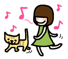 Together with the cat always sticker #2253285