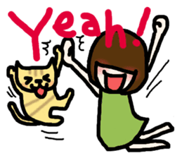 Together with the cat always sticker #2253286