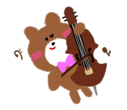 CRAYON LITTLE BEAR (music) sticker #2253297