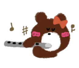 CRAYON LITTLE BEAR (music) sticker #2253299