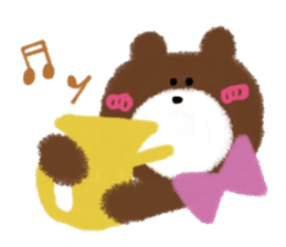CRAYON LITTLE BEAR (music) sticker #2253305