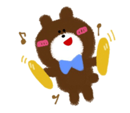 CRAYON LITTLE BEAR (music) sticker #2253306