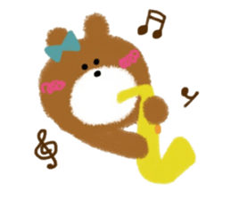 CRAYON LITTLE BEAR (music) sticker #2253307
