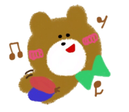 CRAYON LITTLE BEAR (music) sticker #2253310