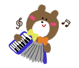 CRAYON LITTLE BEAR (music) sticker #2253312