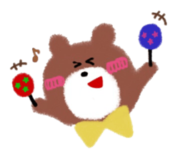 CRAYON LITTLE BEAR (music) sticker #2253313