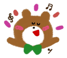 CRAYON LITTLE BEAR (music) sticker #2253315