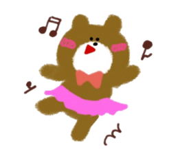 CRAYON LITTLE BEAR (music) sticker #2253319