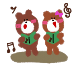 CRAYON LITTLE BEAR (music) sticker #2253322