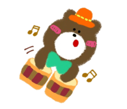 CRAYON LITTLE BEAR (music) sticker #2253327