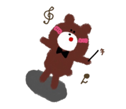 CRAYON LITTLE BEAR (music) sticker #2253329