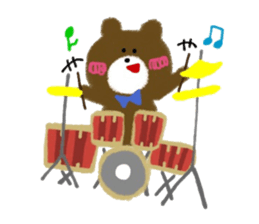 CRAYON LITTLE BEAR (music) sticker #2253330