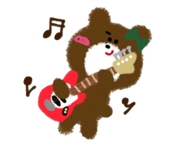CRAYON LITTLE BEAR (music) sticker #2253333