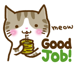 "Kawaii" Cats  - English ver. - sticker #2253908