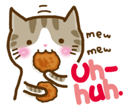 "Kawaii" Cats  - English ver. - sticker #2253909