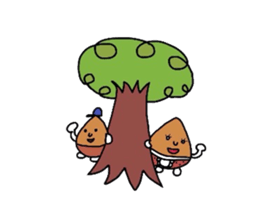 Chestnut mum sticker #2254091