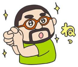 Higemeganekun3 sticker #2254263