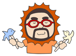 Higemeganekun3 sticker #2254276