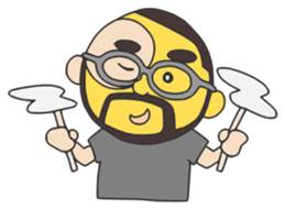 Higemeganekun3 sticker #2254277