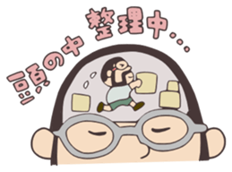 Higemeganekun3 sticker #2254280