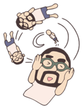 Higemeganekun3 sticker #2254292