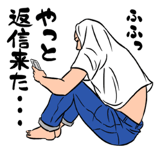 T-shirt-Man Part2 sticker #2254869