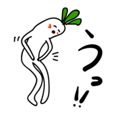 Radish. DAIKON-kun sticker #2254939