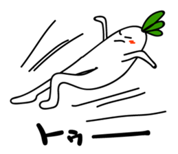 Radish. DAIKON-kun sticker #2254941